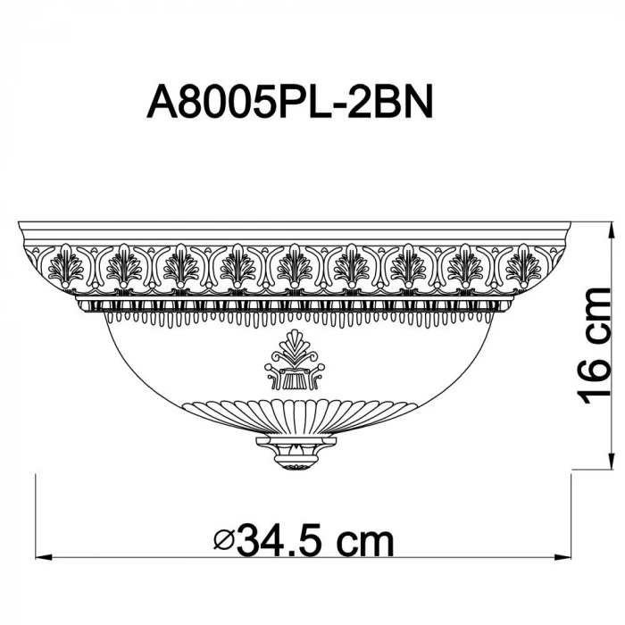 A8005PL-2BN Arte Lamp