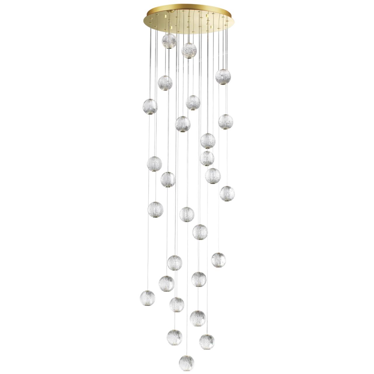 Подвесная люстра Crystal 5008/120L Odeon Light - купить по цене 210 560 ...