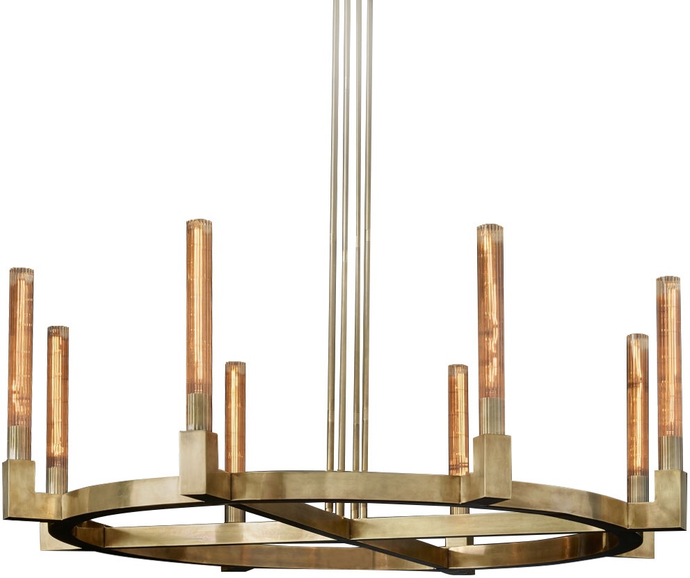 Подвесная люстра Cannele KM0550P-8 brass DeLight Collection