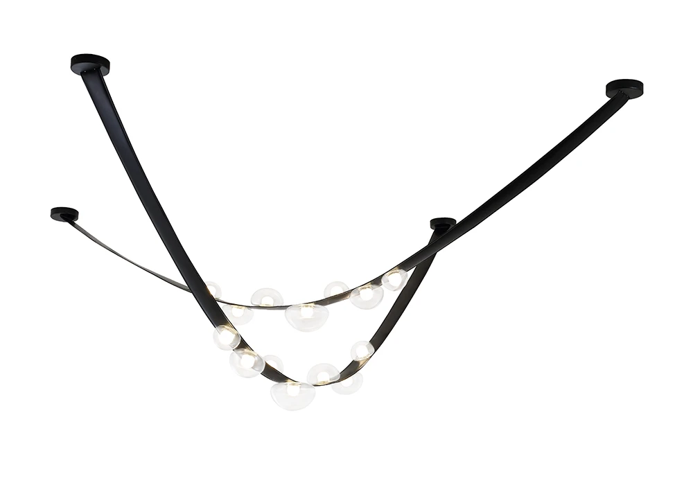 BOSQUE SP7 L3000 BLACK/TRANSPARENT Crystal Lux