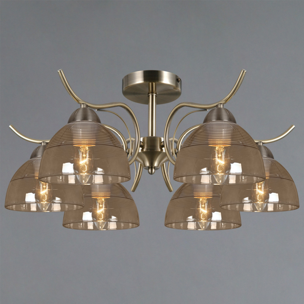 Потолочная люстра  IL0733-6CSQ-25 AB AREZZO ILLUMICO