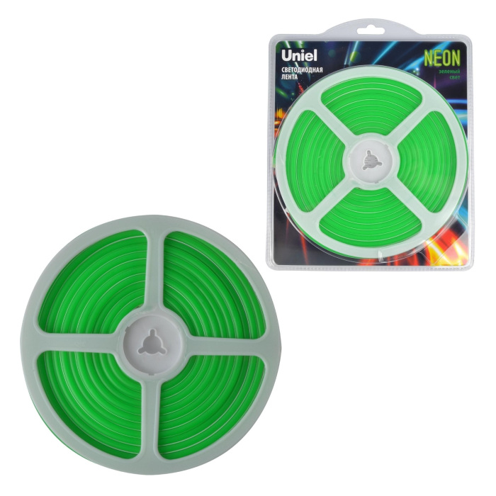 ULS-N01-2835-120LED/m-6mm-IP67-DC12V-9W/m-5M-GREEN блистер_