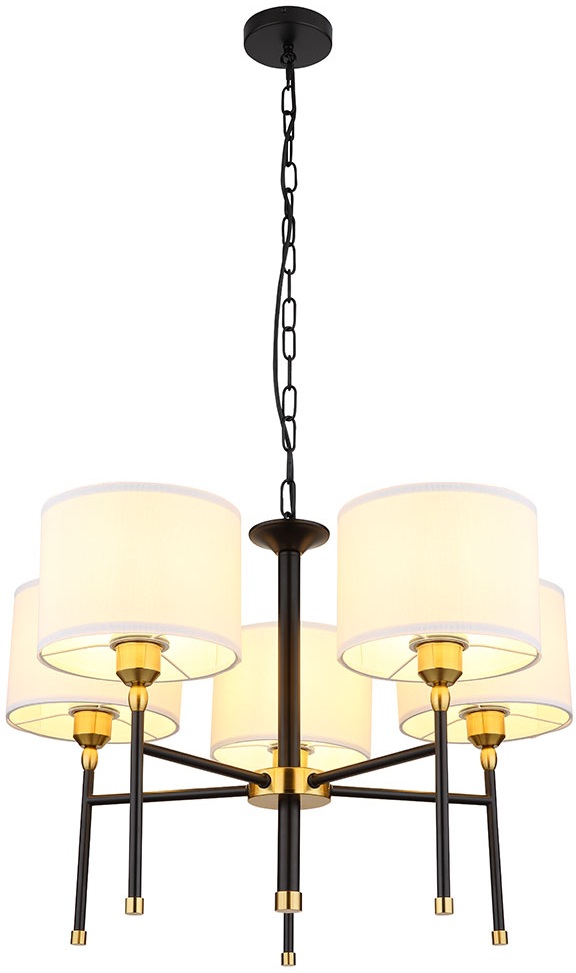 Подвесная люстра Jamie A4090LM-5BK Arte Lamp