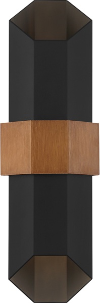 Настенный светильник уличный Chasm QZ-CHASM-L-BKW Quoizel