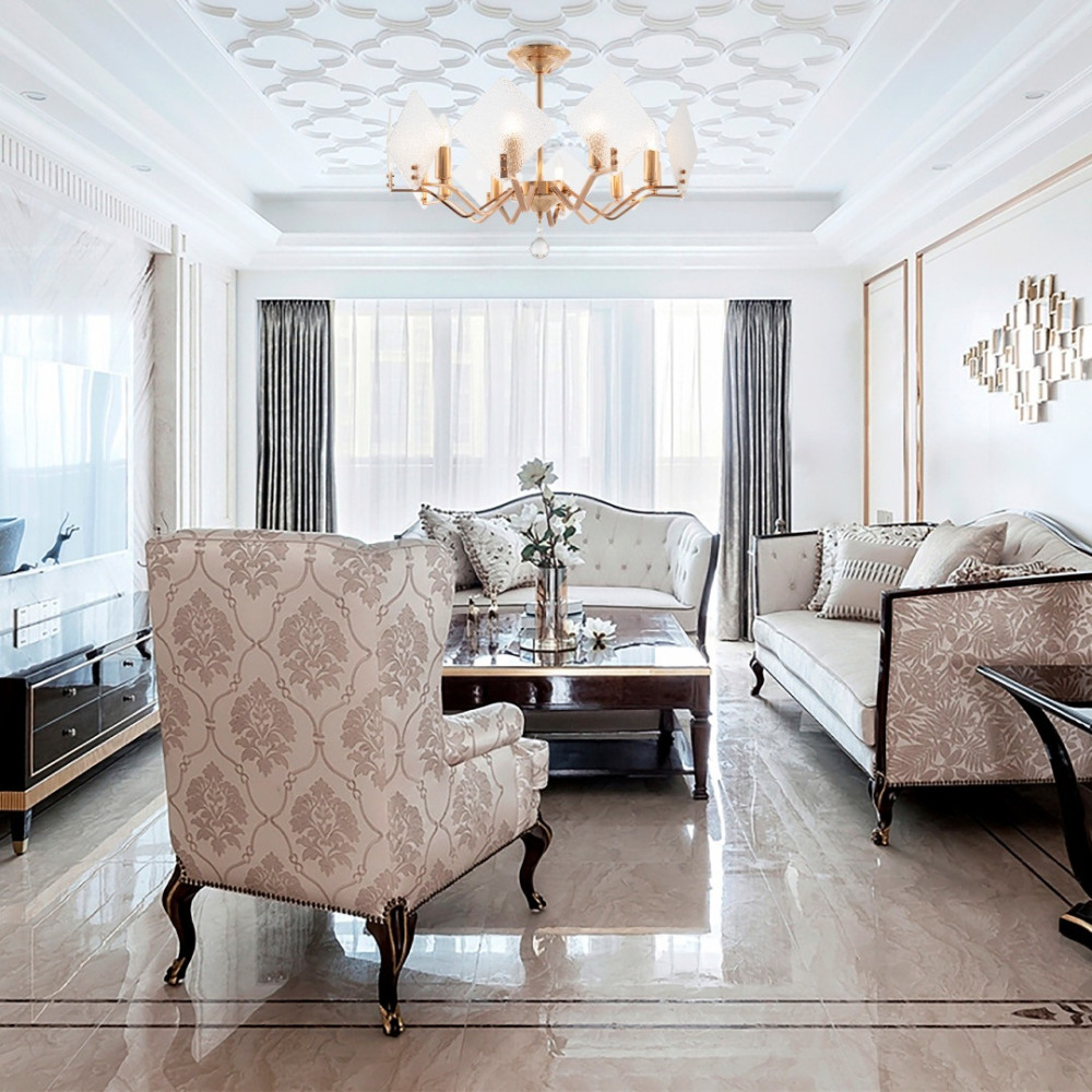 Потолочная люстра Sorrento-6309 376309/10/600 GD Arte Milano