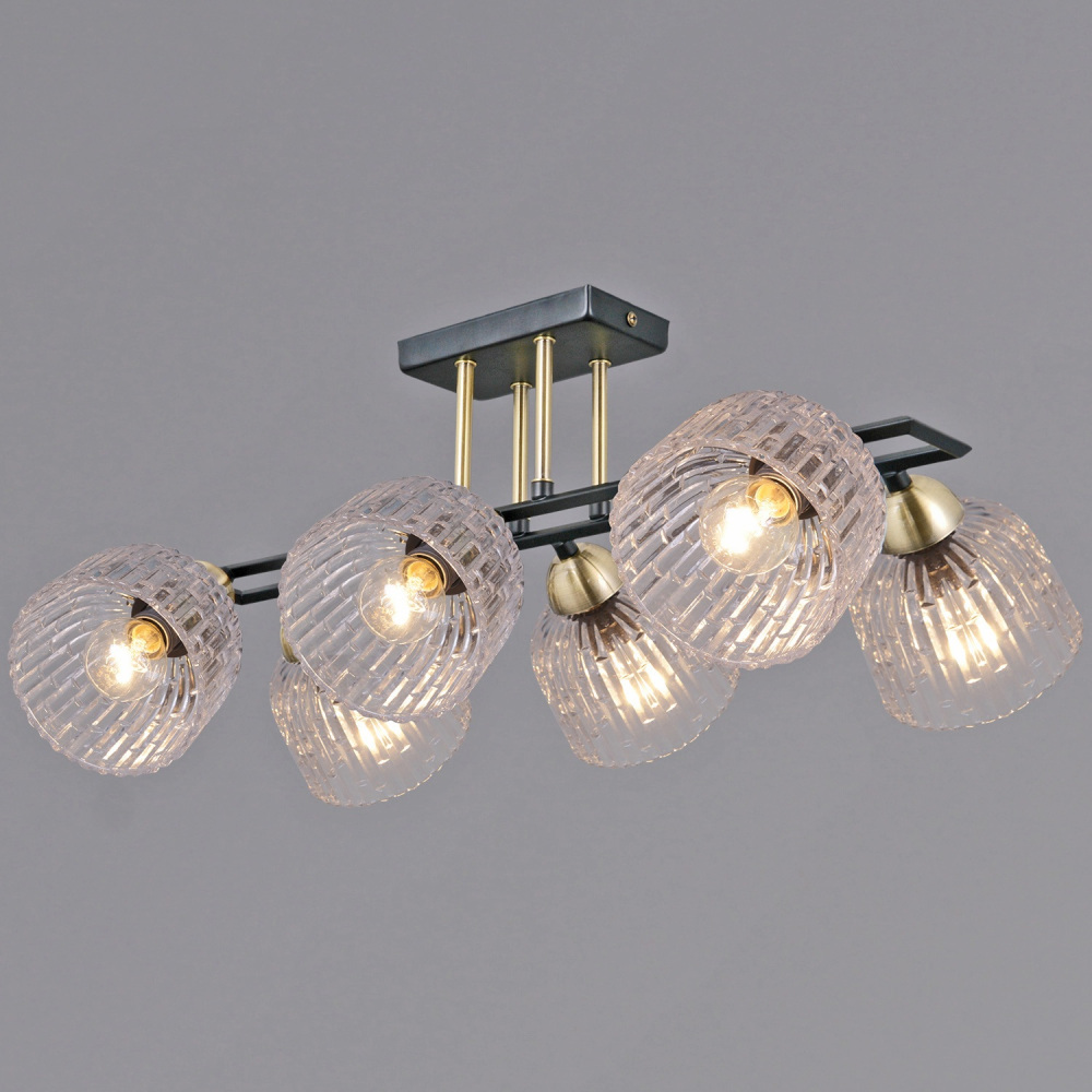 Потолочная люстра  IL0794-6SQ-25BKAB ELITE ILLUMICO