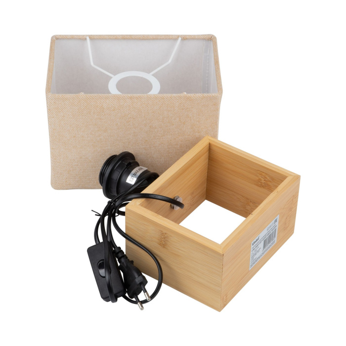 UML-B401 E27 LIGHT GREY/WOOD_