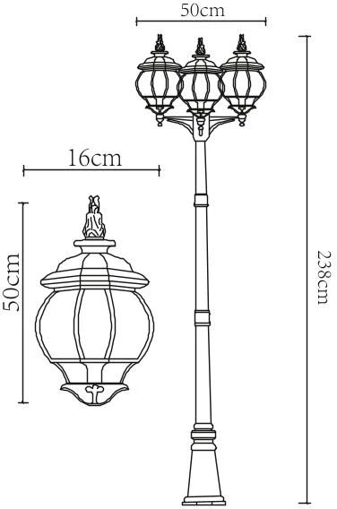 A1047PA-3BG Arte Lamp