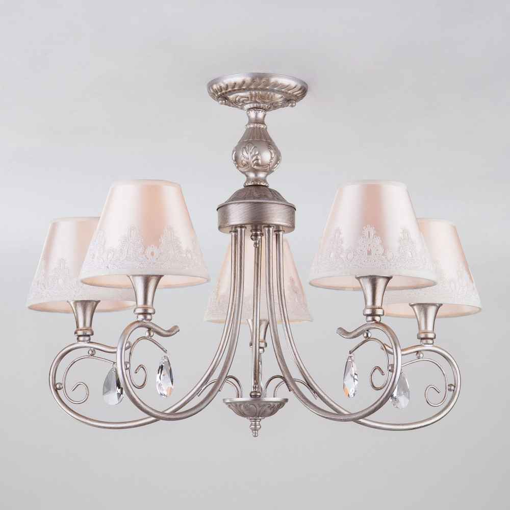 Потолочная люстра Incanto 60069/5 серебро Eurosvet