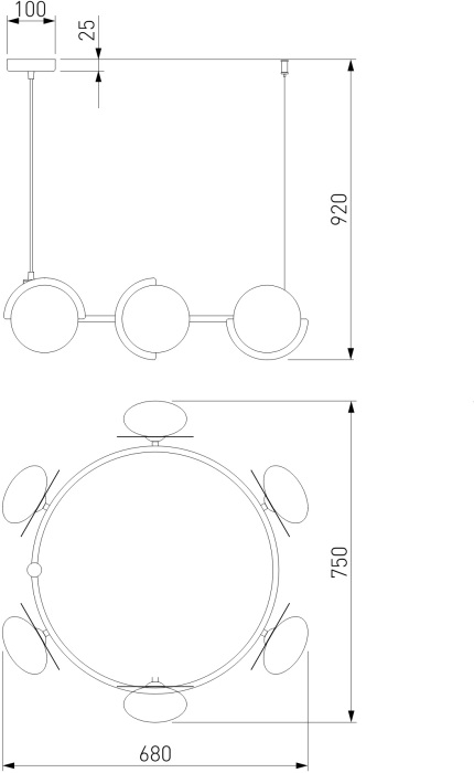 70150/6 черный/латунь