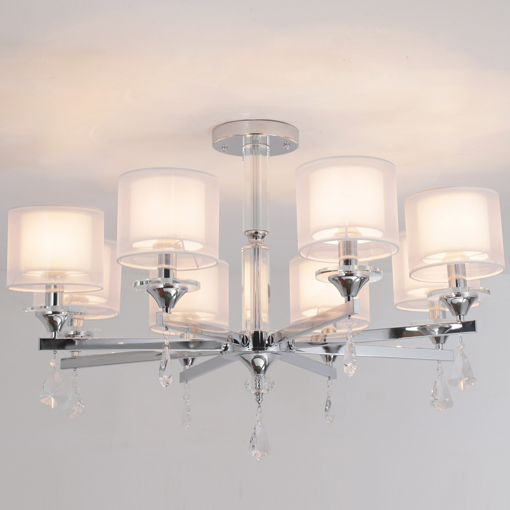 Потолочная люстра  IL1354-8CPA-29 CR Romei ILLUMICO