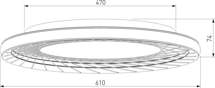 40023/1 LED серый_