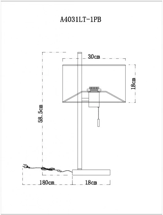 A4031LT-1PB Arte Lamp