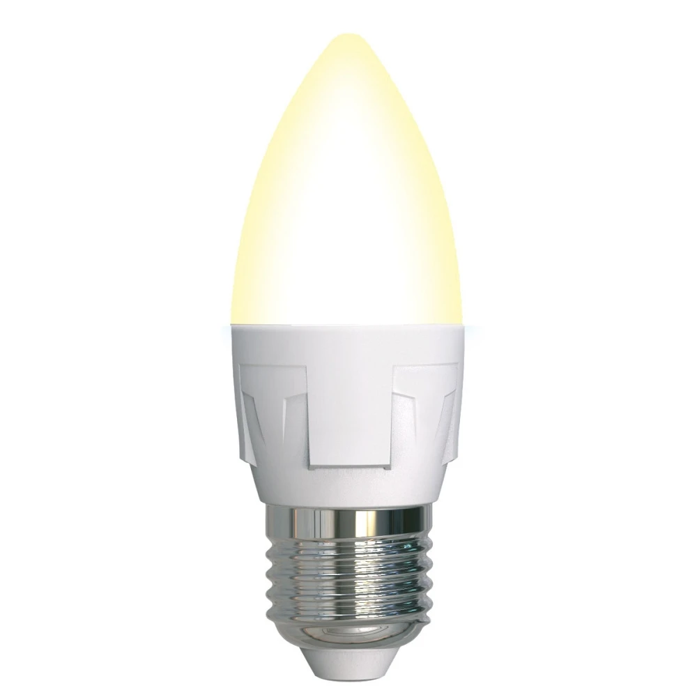 LED-C37 7W/3000K/E27/FR/DIM PLP01WH картон Uniel