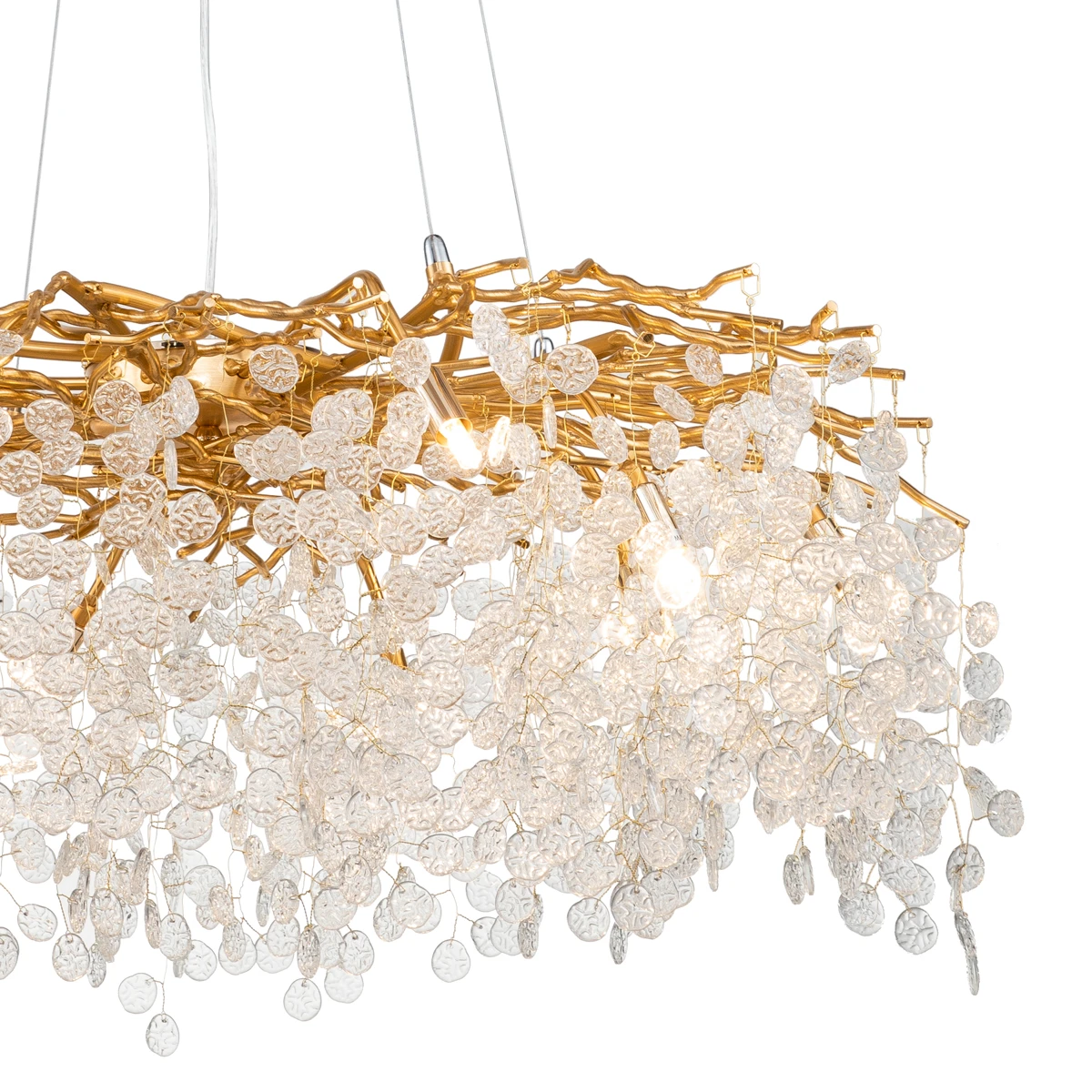 FTB006R-100 brass/clear Delight Collection