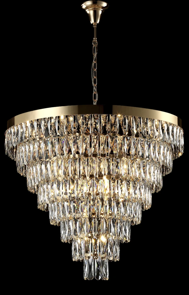 ABIGAIL SP22 D820 GOLD/TRANSPARENT Crystal Lux