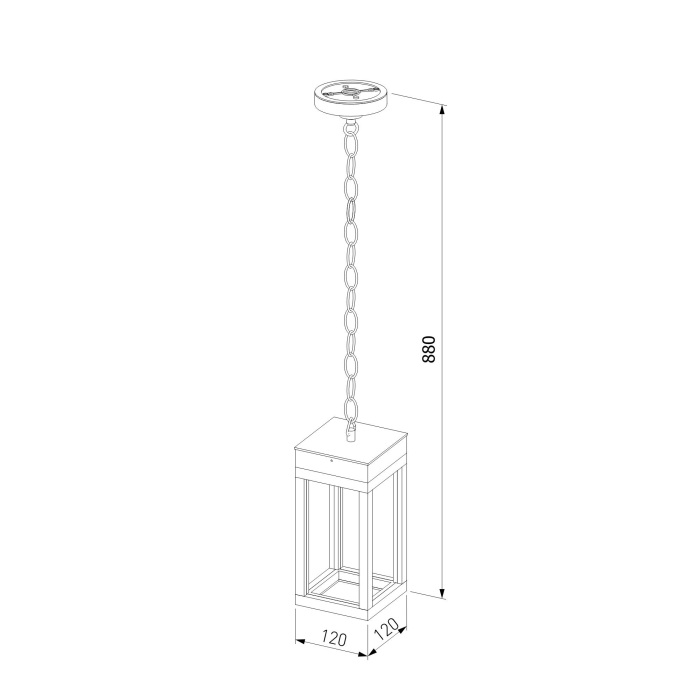 1528 TECHNO LED черный Elektrostandard