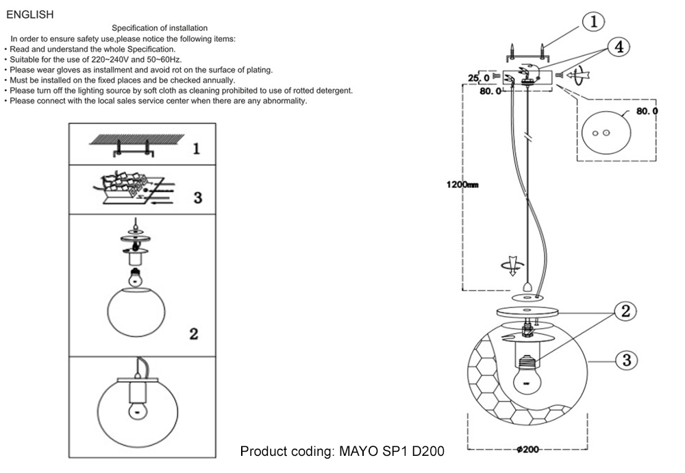 MAYO SP1 D200 CHROME/BLUE