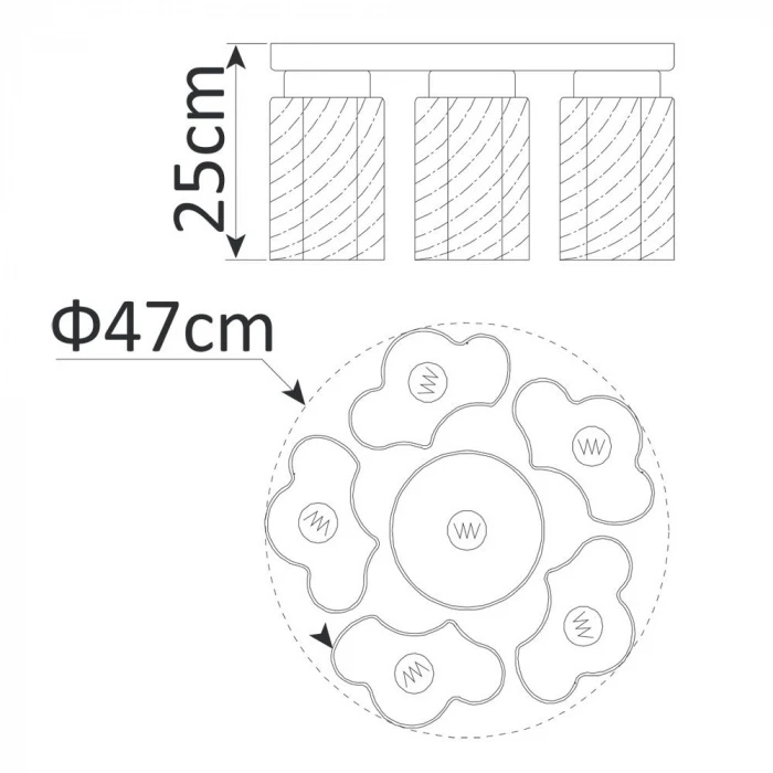 A3489PL-6CC Arte Lamp