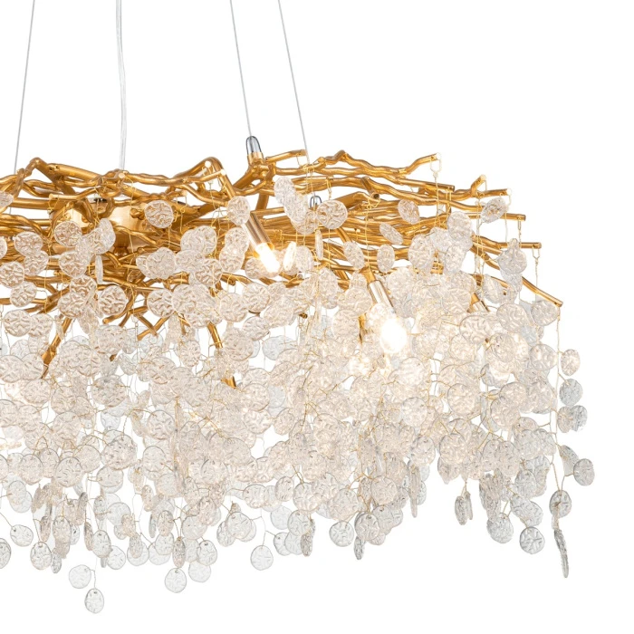 FTB006R-100 brass/clear Delight Collection