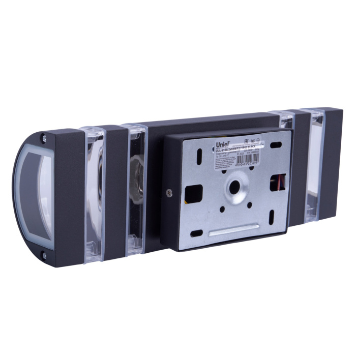 UUL-S16A 2x60W/E27 IP65 BLACK Uniel