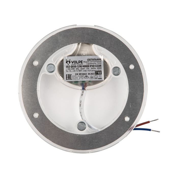 ULE-Q930-12W/4000K IP40 CLEAR_