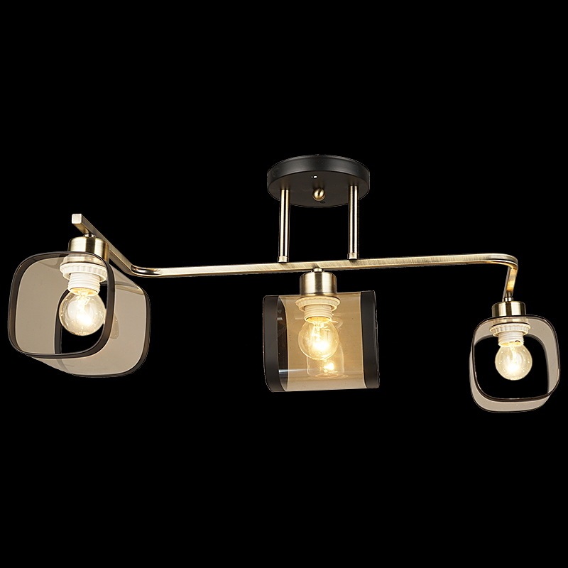 Потолочная люстра  04226-0.3-03 AB+BK Reluce