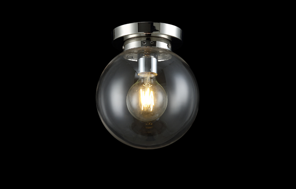 MARIO PL1 D200 NICKEL/TRANSPARENTE_