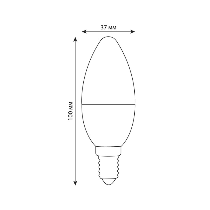 LED-C37-6W/4000K/E14/FR/DIM/SLS_