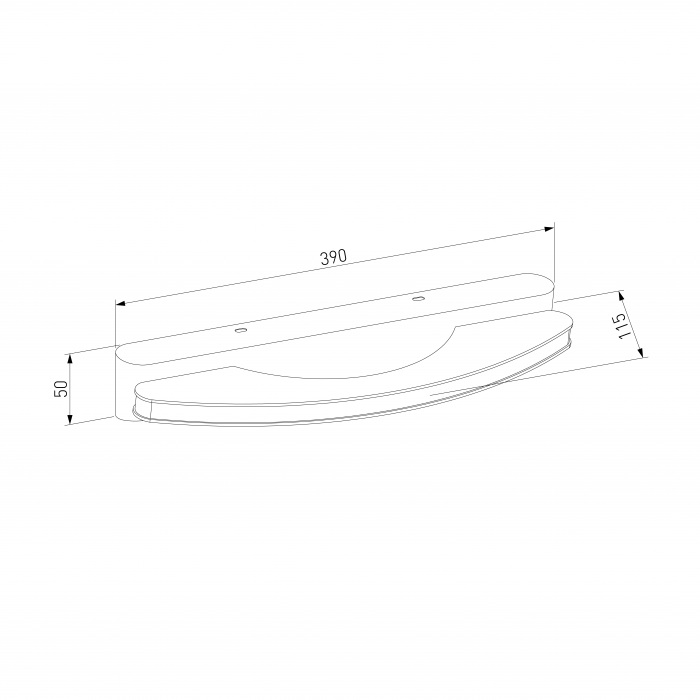 MRL LED 8W 1007 IP20 серебро_