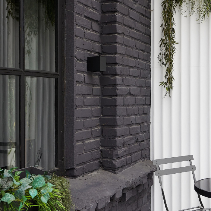 ULU-S55B-2x3W/3000K+4000K+6000K IP65 BLACK_