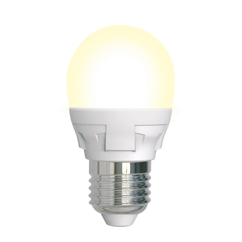 LED-G45 7W/3000K/E27/FR/DIM PLP01WH картон Uniel