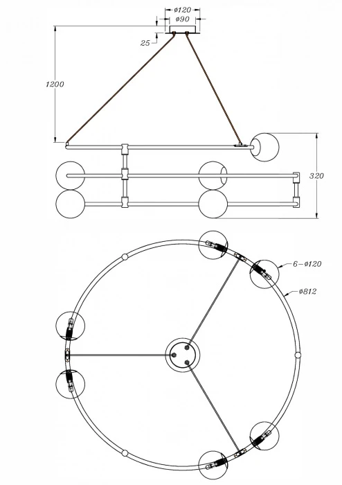 MOD317PL-06B Maytoni