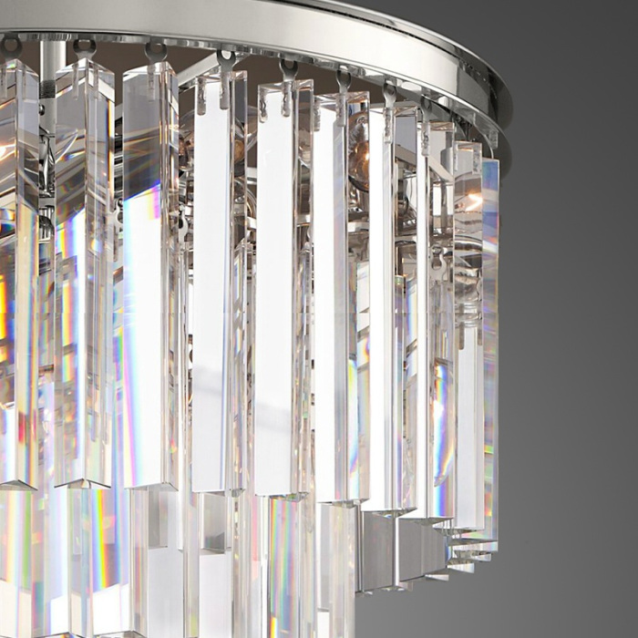 KR0387P-6 chrome/clear Delight Collection