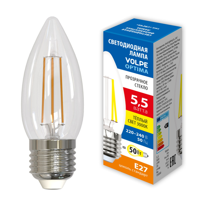 LED-C35-5,5W/3000K/E27/CL/SLF_