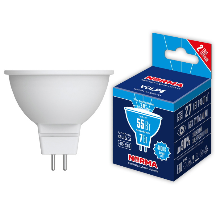 LED-JCDR-7W/4000K/GU5.3/38D/NR_