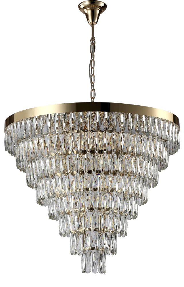 ABIGAIL SP22 D820 GOLD/TRANSPARENT Crystal Lux
