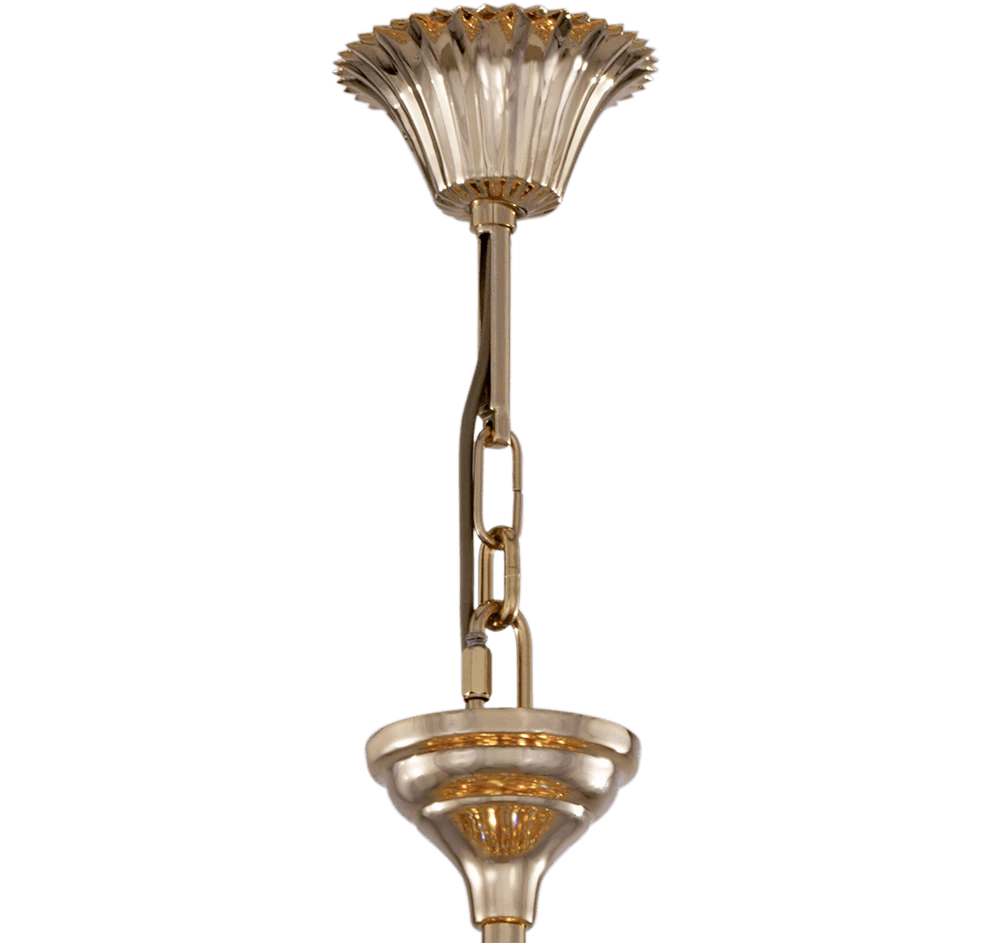 AS/21/2260/8 Gold Ball*Oct.Square Asfour Crystal