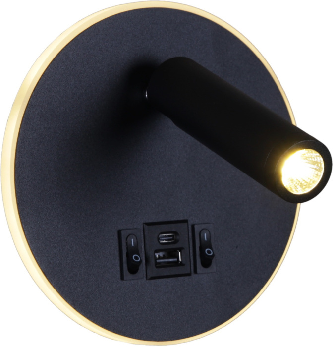 86203-9.2-001KT LED12W+USB BK_