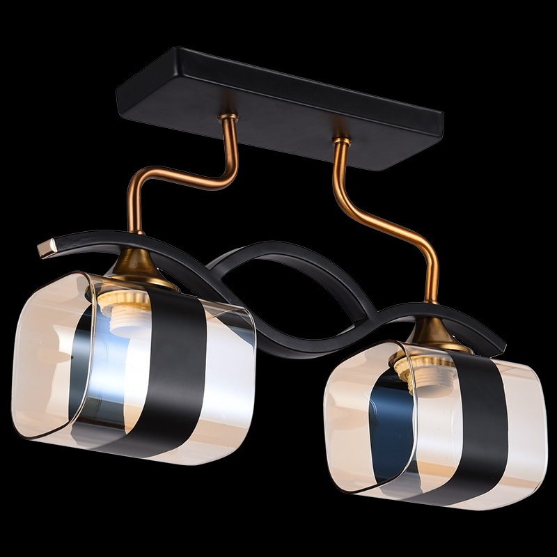 Потолочная люстра  72106-0.3-02 BK+GAB Reluce