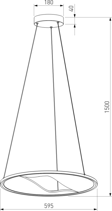 40027/1 LED серый