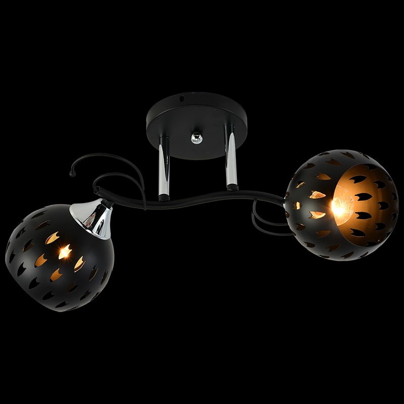 Потолочная люстра  01314-0.3-02 BK+CR Reluce