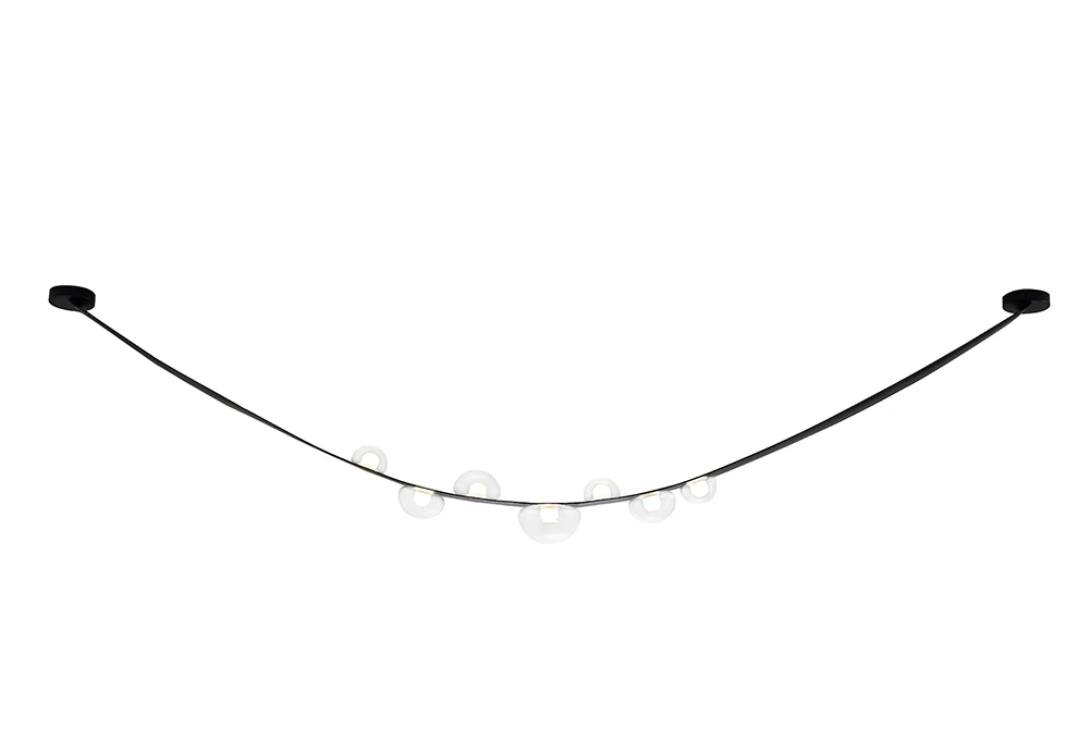 BOSQUE SP7 L3000 BLACK/TRANSPARENT Crystal Lux