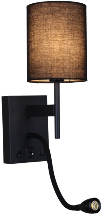 86210-9.2-001KT LED3W+E14 BK_