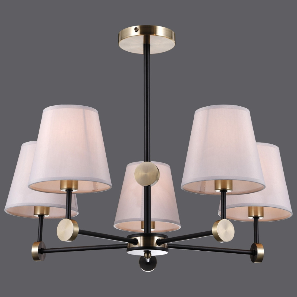 Потолочная люстра  IL0394-5CSQ-24 BK AB CASTOR ILLUMICO