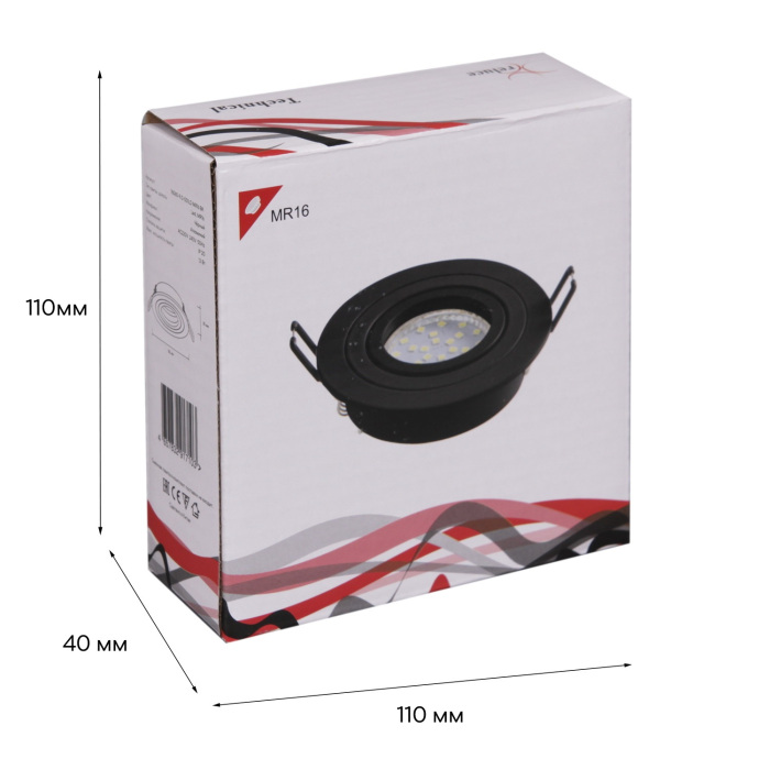 16060-9.0-001LD MR16 BK_