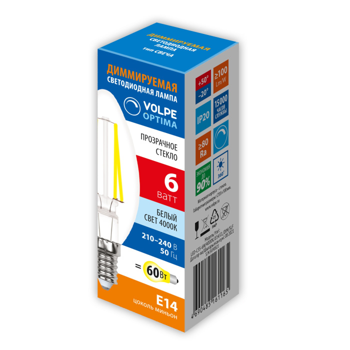 LED-C35-6W/4000K/E14/CL/DIM/SLF_