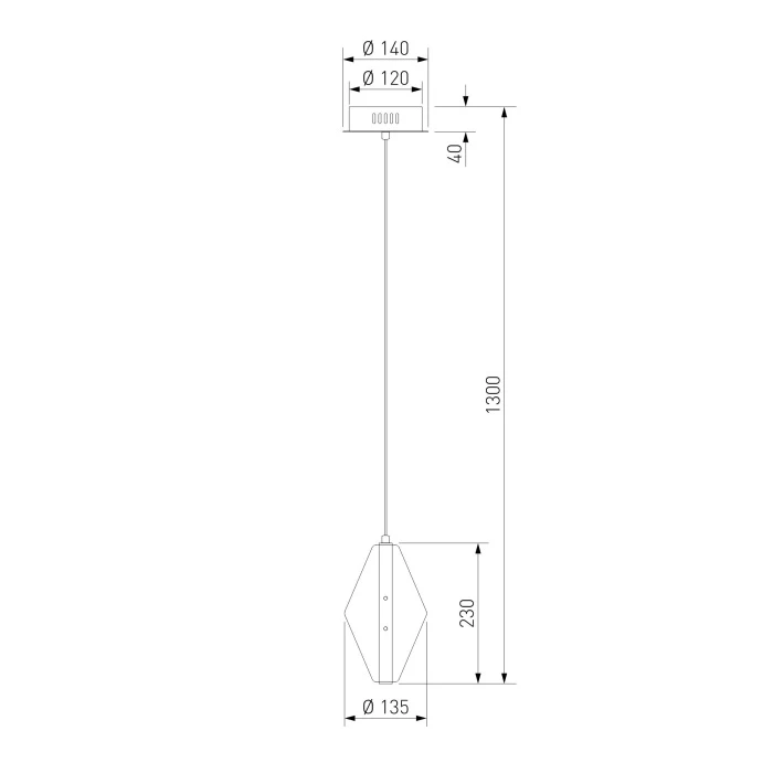 304054 LED латунь