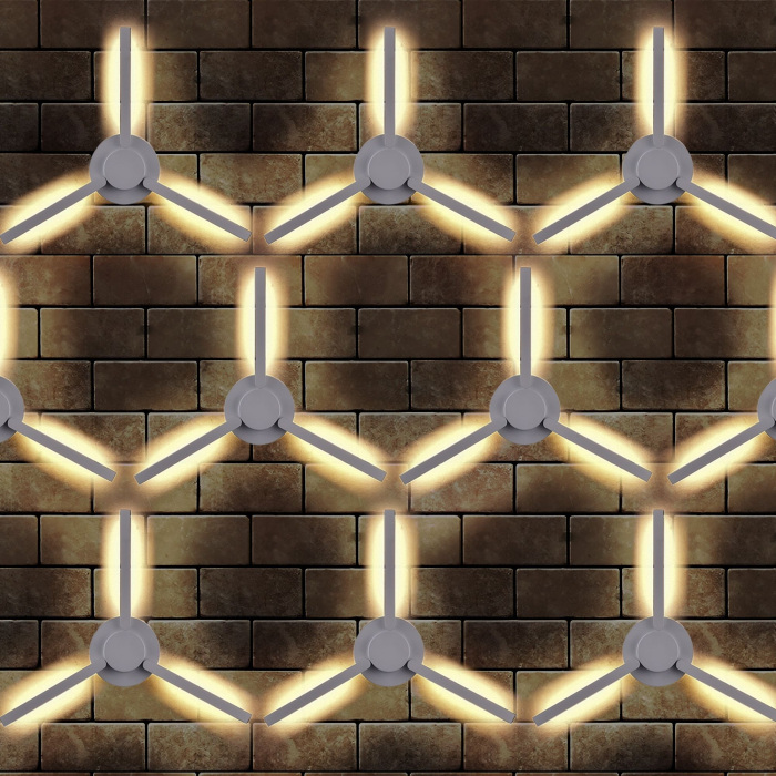 1665 Techno LED белый_