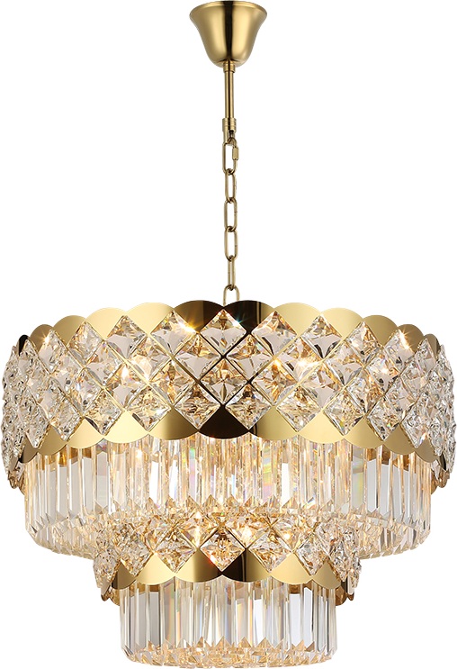 Подвесная люстра 8300 8301/60 C gold polished Newport